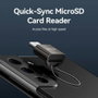 Vention CLMH0 Lector de tarjetas MicroSD USB 2.0 Tipo-C Gris